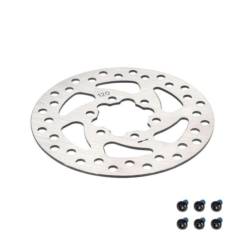 NEW HOT In Stock-Wear Resistant 120Mm Brake Disc 6 Holes Stainless Steel For Ninebot MAX G3/ZT3 ZT3 Pro Electric Scooter Replace