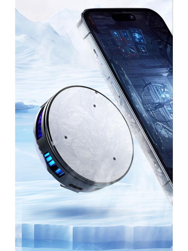 SL17 Gaming Phone Cooler: Semiconductor Suction Clip with Digital Display