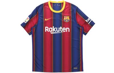 Nike Fc Barcelona 2020/21 Stadium Home Soccer Jersey Asia Sizing CD4232-456
