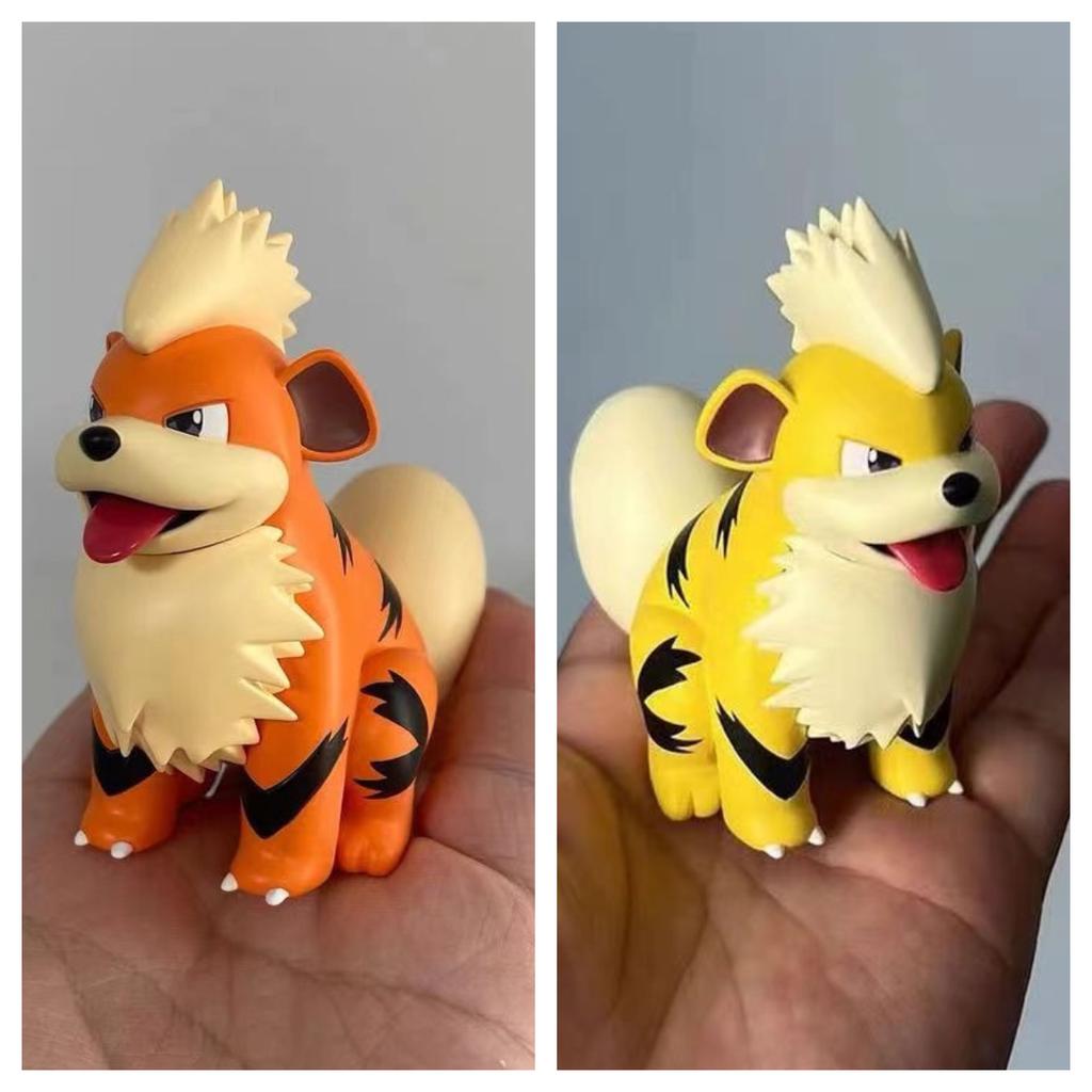 Cute Pokemon 10cm Growlithe Dog Action Figure Toys