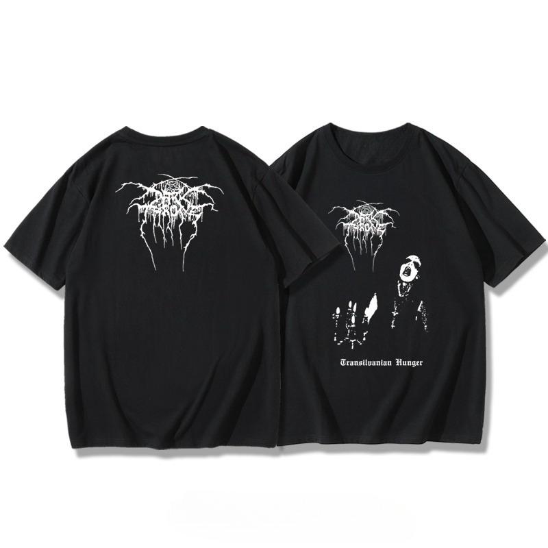 

Darkthrone Band Tshirt for Men Women Summer Pure Cotton Black Metal Rock Band Merchandise Fashionable Brand Halfsleeved Shirt 4XL