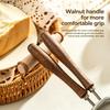 Fine Filter Strainer 304 Stainless Steel Wooden Handle Complementary Food Soybean Milk Filter Residue Spoon