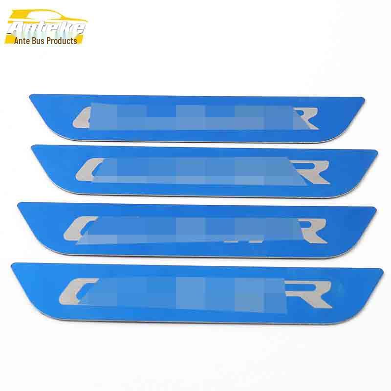 18 CHR Car Door Anti-Kick Pad & Armrest Box Decorative Panel Stickers