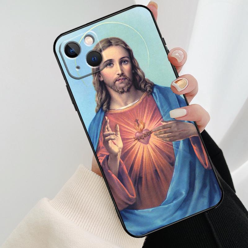 God Jesus Christ Christian Phone Case For iPhone 17 Pro Max 15 14 13 11 12 16 Pro Max mini 15 16 Plus 16e 17 Air Cover