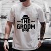 The Groom's Crew Y2k Tops Single Farewell Bachelor Stag Party Streetwear Team Groom Squad Best Man T Shirt Friends Wedding Tees