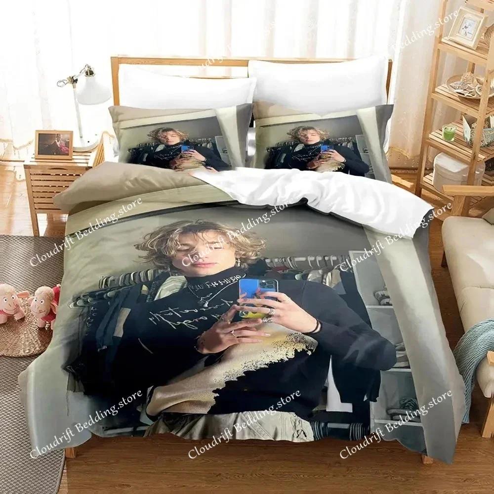 3D Print Vinnie Hacker Bedding Set Duvet Cover Bed Set Quilt Cover Pillowcase Comforter king Queen Size Boys Adult Bedding Set02