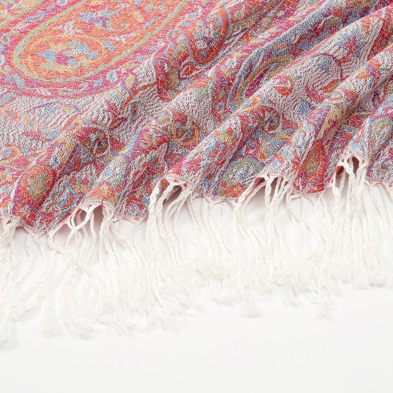 Hot-selling Popular Polyester Cashew Jacquard Long Towel Versatile Fashion Shawl Scarf