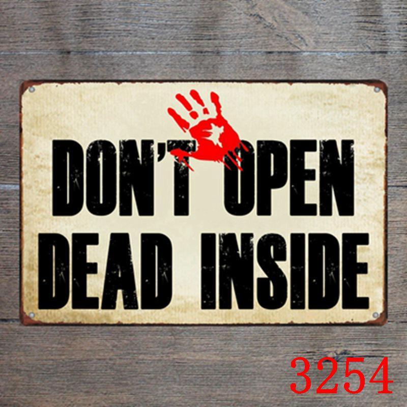 Custom Gun Humor Tin Sign for Restaurant, Bar, or KTV Decor