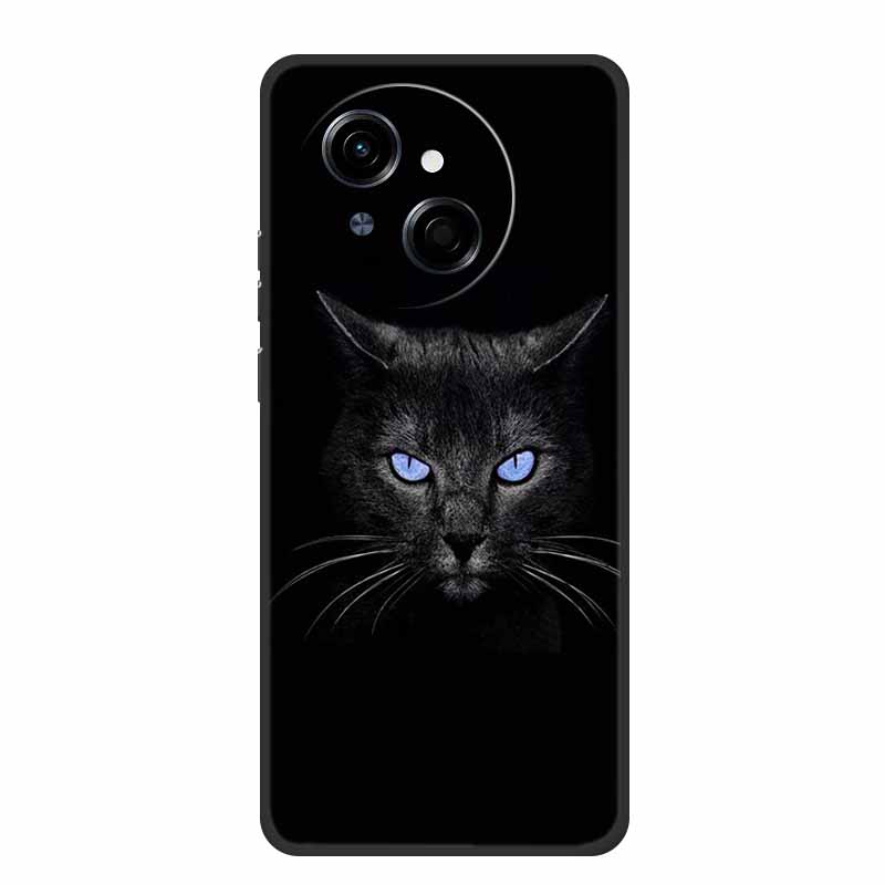 For Tecno Spark Go 1S Case KL4h Coque Popular Black Silicone Soft Back Cover Case For Tecno Spark Go 1 S Phone Case Cover 6.67"