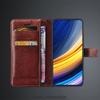Card Holder Cover Case for Xiaomi POCO X3 Pro / X3 NFC / X3 Pu Leather Flip Cover Retro Wallet Phone Case Business Fundas Coque