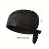 1pc, Adults Chef Hat, Chef Cap For Men Women, Adjustable Cooking Hat With Elastic Band Reusable Chefs Hat, For Kitchen Coffee Restaurant Food Service
