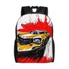 fFast And Furious Redline Artwork Schoolbag Ladies Sporty Fashionable Mochila Large Capacity Laptop Bag Back To School Season
