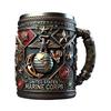 Army-Themed 3D Coffee Mug Unique Military Veteran Tribute Cup Personalized Veteran Ceramic Coffee Cup Funny Gifts For Veterans