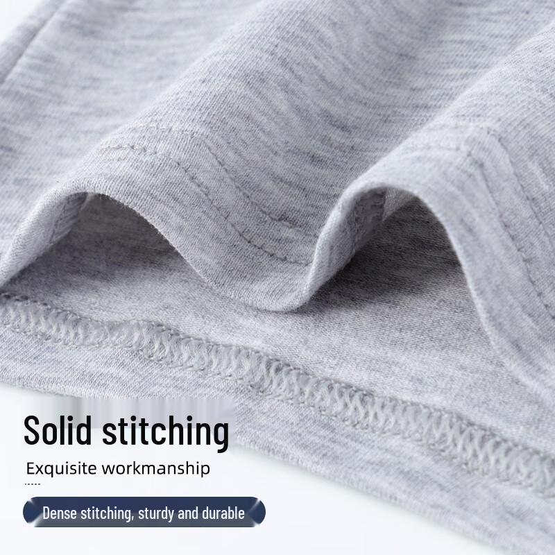 Langsheng Men's Pure Cotton Antibacterial Boxer Briefs - 4 Pack