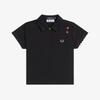 FRED PERRY [Amy Winehouse] Embroidered Detail Polo Shirt - Black/White Afpf2612137-102