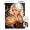 Halloween Pearl Painting Handmade Diy Art Pumpkin Pearl Home Decoration Painting
