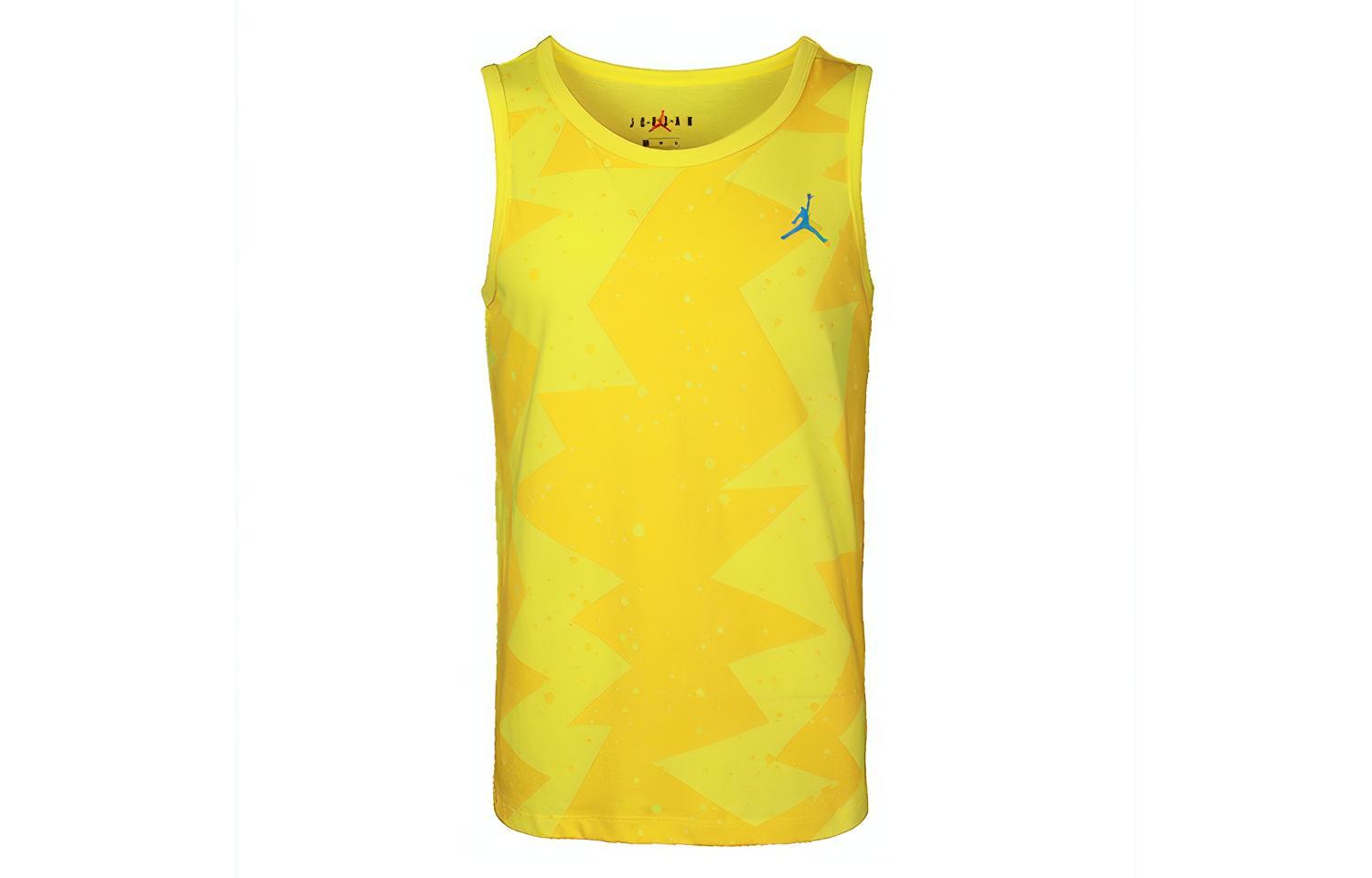 Баскетбольная майка Jordan мужская желтая CJ6231-728 L