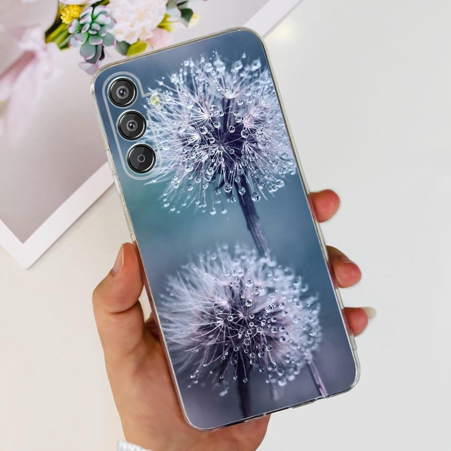 For Samsung Galaxy M15 5G Case SM-M156B Luxury Marble Clear Silicone Soft TPU Phone Cover For Samsung Galaxy F15 5G