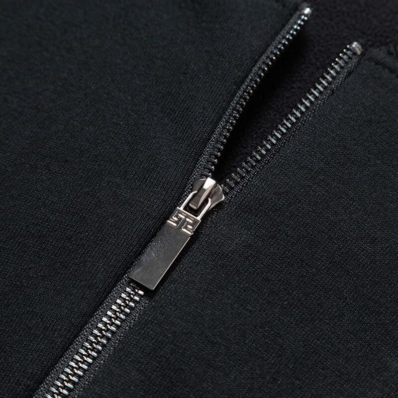 Jeep Men's Fleece-Lined Baseball Collar Cardigan Sweater