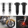 Front Lower Fork Leg Slider Cover Motorcycle LED Light Blinker For Harley FLHR FLHTK FLHX 2014-2026 Touring Electra Road King