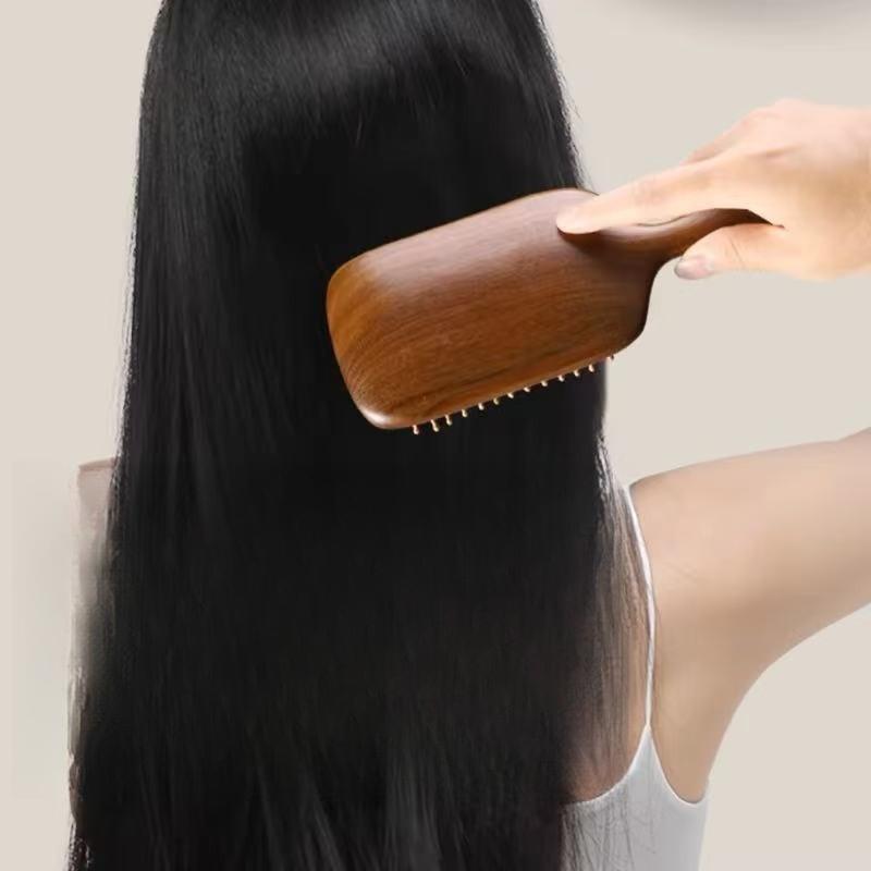 Air Cushion Massage Comb, Sandalwood Comb, Airbag Comb, Home Scalp and Hair Comb