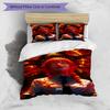 3pcs Duvet Cover Set (1*Duvet Cover + 2*Pillowcase, Without Core), Makima Chainsaw Man Print Bedding Set, Bedroom Decor, All‑Season, Birthday Gift