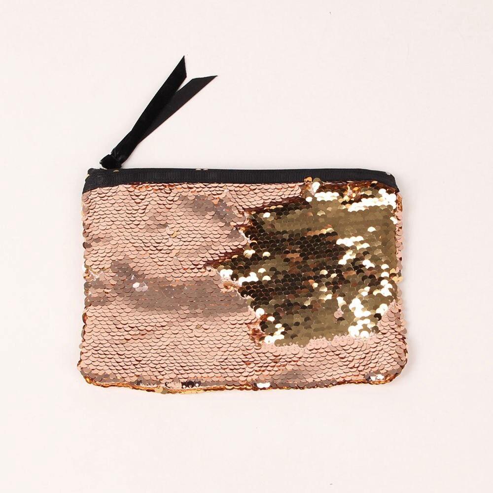 eTya новая женская косметичка с блестками клатчи блестящая вечерняя сумка модный женский — фото 3