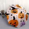 1pc Pumpkin Halloween Automatic Open/Close Umbrella with One Touch Button,, Windproof Design   Lightweight Portable Umbrella for Women & Men6147