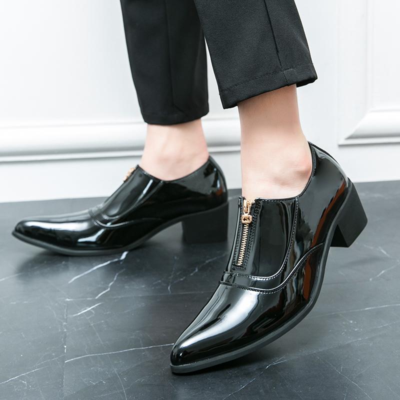 Модные новые поступления мужской обуви классические мужские туфли-оксфорды на шнуровке — фото 2