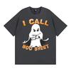I Call Boo Sheet Ghost Funny Halloween Graphic Tshirts Unisex Women Fashion Vintage Short Sleeve Tshirt Summer Streetwear T Shirt