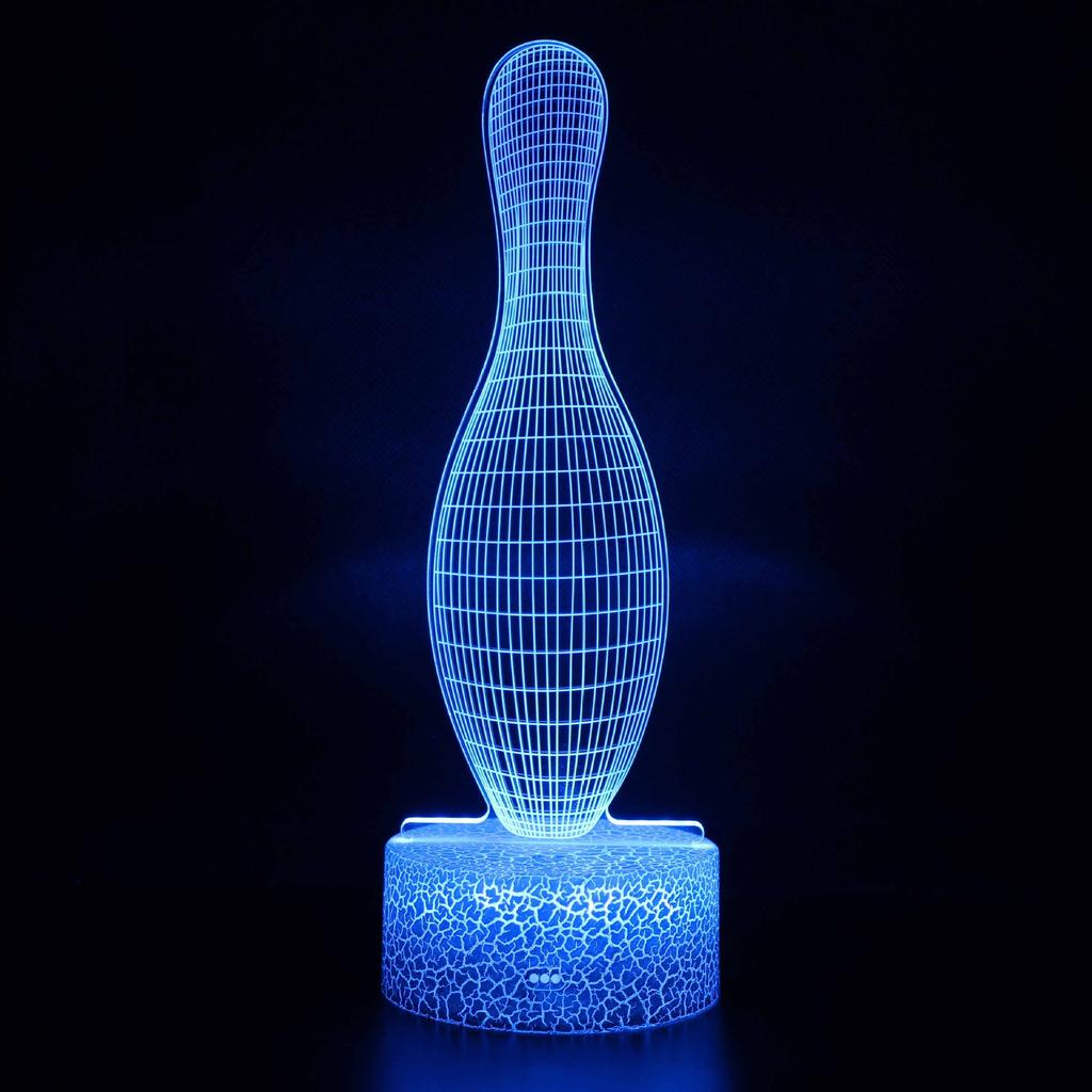 Sports Souvenir Table Lamp USB Taekwondo Bedroom Lighting Decoration Children's Gift Color Small Night Light Creative 3D LED Lig