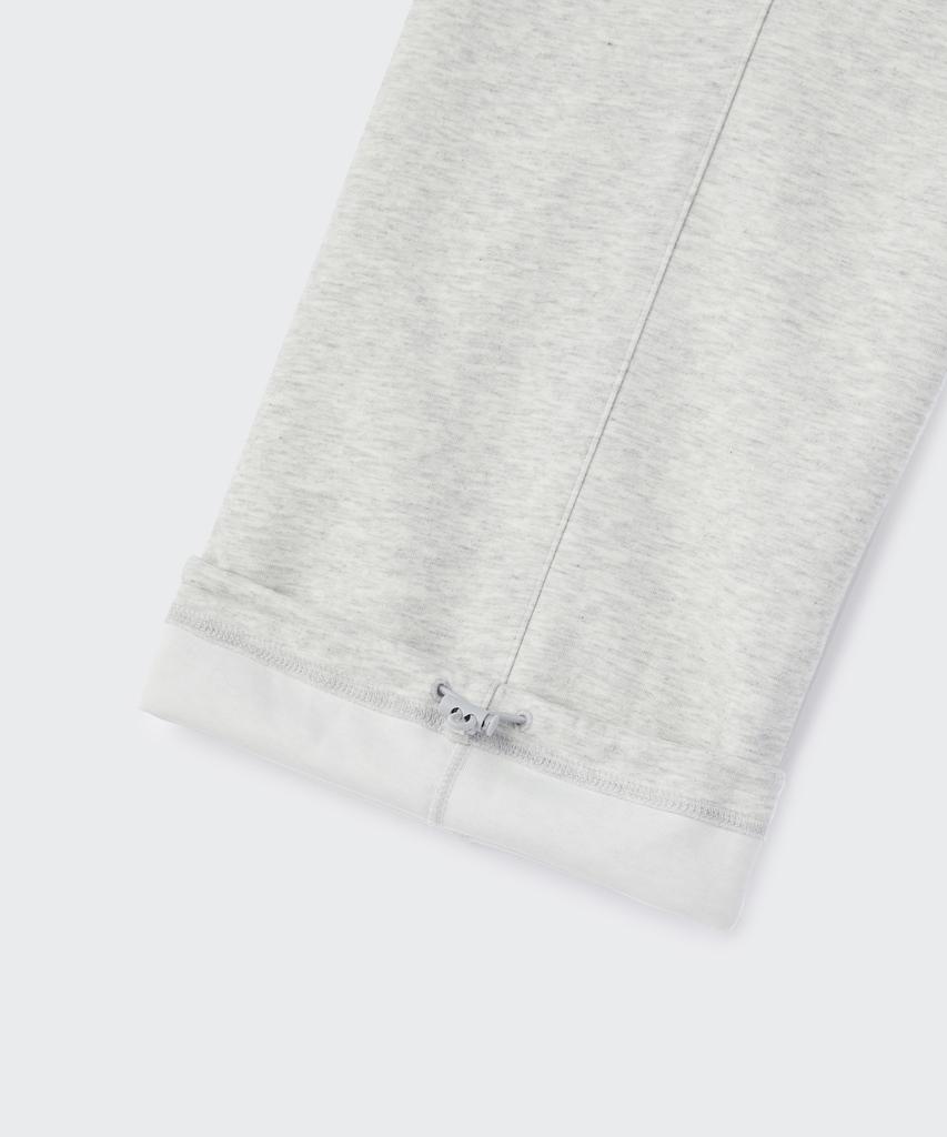 MUSINSA STANDARD [Cooltandard] One-Pleat Wide Lounge Sweatpants [Melange Light Gray]