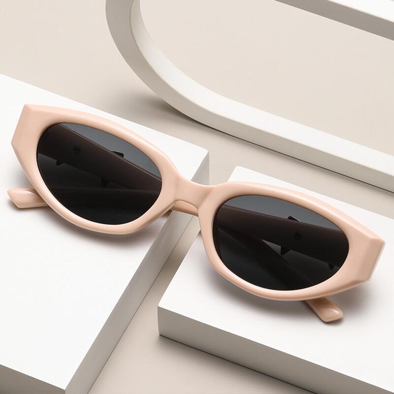 Retro Oval Bow Sunglasses Women Small Frame Designer UV400 Eyewear Fashion Outdoor Leisure Sun Glasses