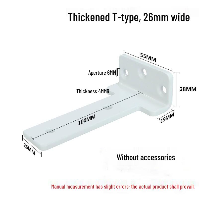 

Invisible Triangular Wall-Mounted Bracket for Desk or TV Cabinet Shelves