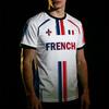 French Flag Printed Football T-shirt Breathable Sports Jersey Street Tops Unisex Casual Graphic Tee