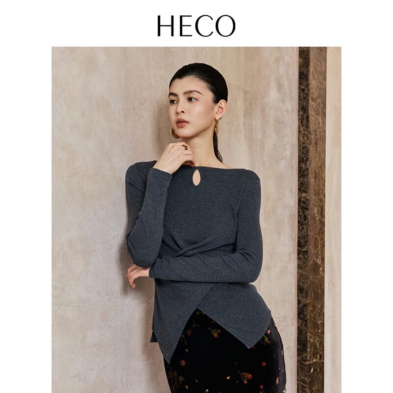 HECO Women's New Chinese Style Teardrop Neck Knit Top