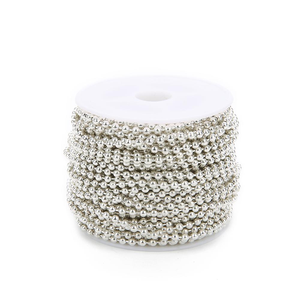 10yards/lot 1.5/2/2.4mm Iron Ball Bead Link Chains Necklace Chain Accessories For DIY Jewelry Findings Supplies Jewelry Making