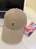 On Ang brand embroidered baseball cap women's new canvas cap casual versatile men's summer sun protection show small face