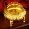 Brass Qiankun Divine Beasts Incense Burner - Fortune Buddha Ornament for Home or Office.