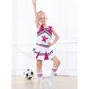 Lolanta Cheerleader Costume for Girls, Cheer Dance Costume for Halloween, Cosplay, Christmas, Parties, Cheering, Cultural Festivals, School