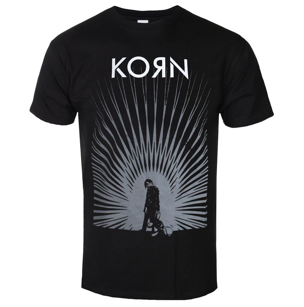Korn Blocks Printed Tshirt Nu Metal Band Style Daily Tshirt Suitable For Both Unisex And Unisex