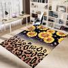 1PC Sunflower Leopard Non-Slip Floor Carpet Compatible for Office&Living Room&Bedroom&Dining room -  Soft & Pattern-G0327