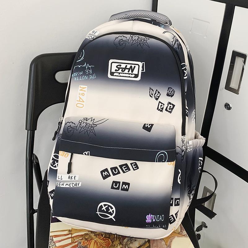 Schoolbag Children Elementary School Girls Junior High School College Students High School Students Large Capacity Printing