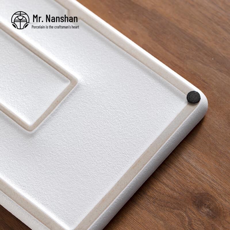 Zen Style Ceramic Dry Bubble Gongfu Tea Tray
