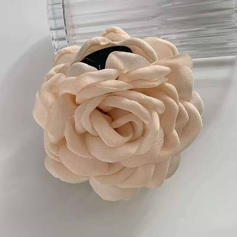 9cm Große Blume Haarspangen Französische Krallenklemme Für Frauen Haarschmuck Koreanisch Hinterkopf Haarklammer Mädchen Geschenke