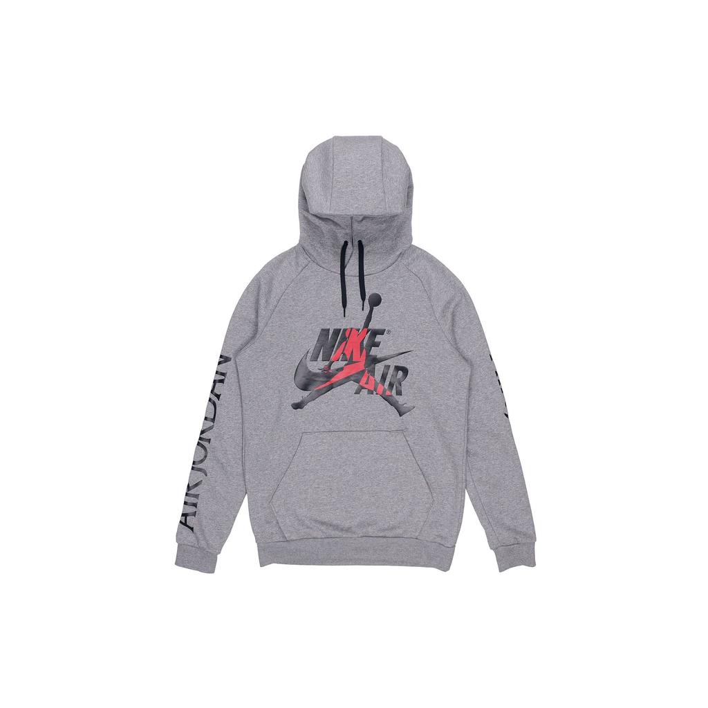 Jordan Sweatshirts Unisex Gray Hooded Moderate Regular DH9505-091