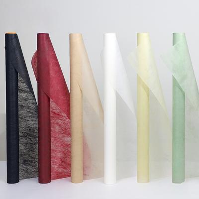 Flower Wrapping Paper Translucent Milk Cotton Lined Paper Florist Packaging Flower Bouquet Wedding Soft Colored Decorative Paper