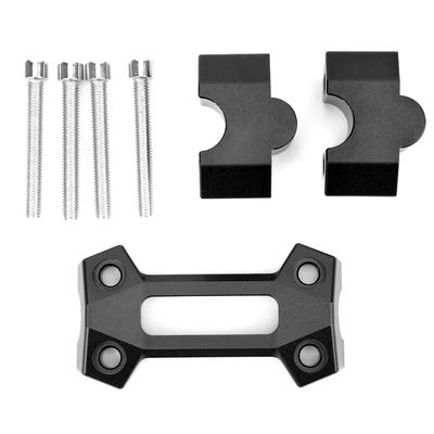 Motorrad Lenkererhöhung Erhöhungscode Passend für Kawasaki Z250 Z300 Z800 Schwarz