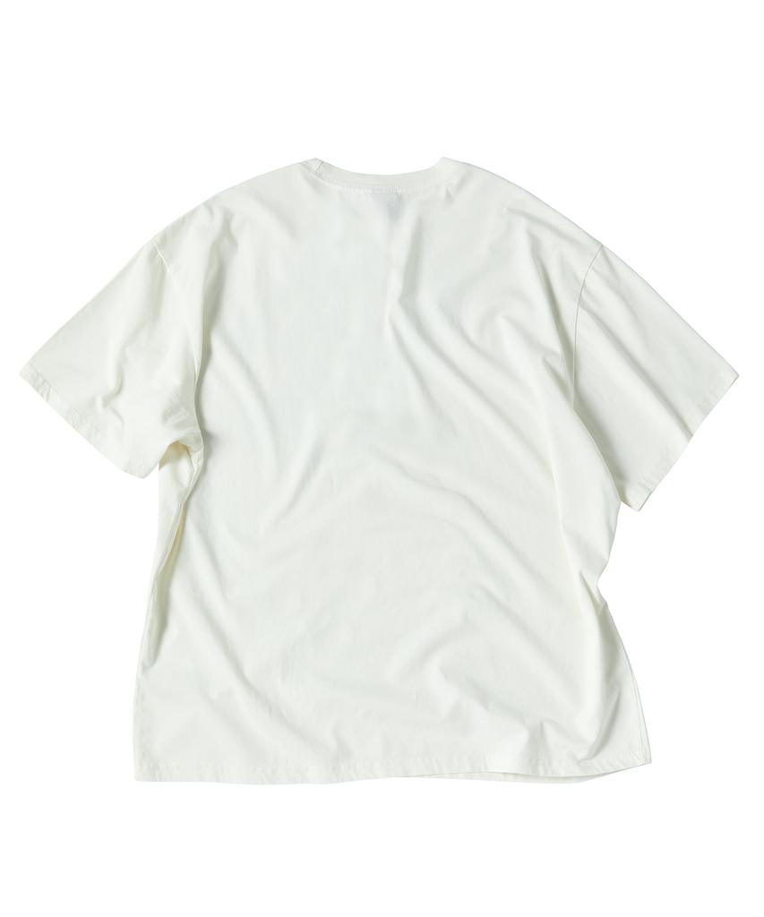 TRAVEL Imperial Pigment Short Sleeve T-Shirt Cream