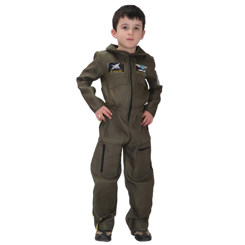 Bright Astronaut Orange Suit And Stylish Pilot Outfit For Kids Age 17 And Under